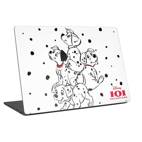 Disney 101 Dalmatians Puppy pile Universal Laptop 11in (8.8 x 6.2in) Skin
